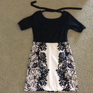 Black and light pink Lauren Conrad Dress